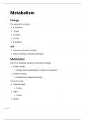 Metabolism &lpar;Biology&rpar;