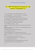 FL GHP Full Quiz&sol;Exam Questions And Answers &lpar;Guaranteed A&plus;&rpar;