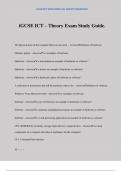 iGCSE ICT &ndash; Theory Exam Study Guide&period;