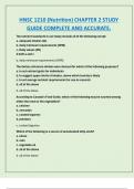 HNSC 1210 &lpar;Nutrition&rpar; CHAPTER 2 STUDY  GUIDE COMPLETE AND ACCURATE&period;