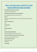 HNSC 1210 &lpar;Nutrition&rpar; CHAPTER 3 STUDY  GUIDE COMPLETE AND ACCURATE&period;