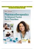 TEST BANK For Pharmacotherapeutics for Advanced Practice Nurse Prescribers&comma; 6th Edition by Woo & Wright&comma; All 57 Chapters Covered&comma; Verified Latest Edition