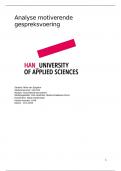 Analyse motiverende gesprekstechnieken Gezole29