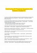 Community ATI Proctored Questions And Answers Graded A&plus;&period;