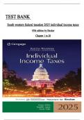 Test Bank for South-Western Federal Taxation 2024 Individual Income Taxes 45th Edition by by James C&period; Young&comma; Annette Nellen&comma; Mark Persellin Chapter 1-20 ISBN&colon;9780357900413