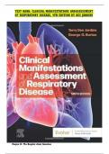 Test Bank for Clinical Manifestations and Assessment of Respiratory Disease&comma; 9th Edition &lpar;Des Jardins&comma; 2024&rpar;&comma; Chapter 1-45 &vert; All Chapters