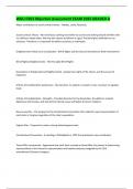 WGU C963 Objective Assessment EXAM 2025 GRADED A