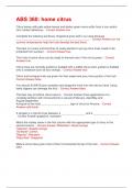 ABS 360&colon; home citrus Questions and Answers Best rated A&plus; Guaranteed Success Latest Update
