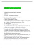 CEOE OSAT Practice Test 100&percnt; Solved
