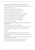 Exam Bank for The Special Senses- Questions and Correct Answers Latest Update 2025