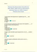 PHOENIX FIRE DEPARTMENT EXAM REVIEW &lpar;NEW 2025&sol; 2026 UPDATE&rpar; QUESTIONS & ANSWERS&vert; GRADE A&vert; 100&percnt; CORRECT &lpar;VERIFIED SOLUTIONS&rpar;