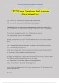 LFCS Exam Questions And Answers &lpar;Guaranteed A&plus;&rpar;