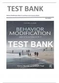 TEST BANK for Garry Martin&colon; Behavior Modification What It Is and How to Do It 11th Edition&lpar;2025&rpar;