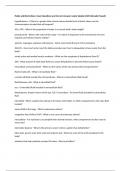 Fluids and Electrolytes- Exam Questions and Correct Answers Latest Update 2025 &lpar;Already Passed&rpar;