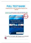 Test Bank For Pharmacology and the Nursing Process 10th Edition By Linda Lilley All