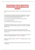  Cosmetology Florida State Board Clinical Exam with questions and answers&period;pdf