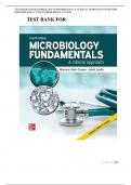 TEST BANK FOR MICROBIOLOGY FUNDAMENTALS A CLINICAL APPROACH