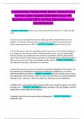 Cosmetology Florida State Board Clinical Exam Review Latest Update 2025-2026 Exam 190 Questions with 100&percnt; Verified Correct Answers Guaranteed A&plus;