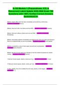 S-130 Module 1 &lpar;Preparedness&comma; ICS&comma; & Resources&rpar; Latest Update 2025-2026 Exam 100 Questions with 100&percnt; Verified Correct Answers Guaranteed A&plus;