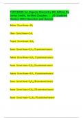 TEST BANK for Organic Chemistry 6th Edition By Janice Smith&comma; Verified Chapters 1 - 29 &lbrack;Updated Version 2025&rsqb; Question and Answer