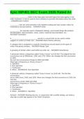 Epic INP401 BEC Exam 2025 Rated A&plus;