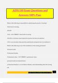 ADN 110 Exam Questions and Answers 100&percnt; Pass