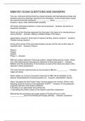 MNB1601 EXAM QUESTIONS AND ANSWER