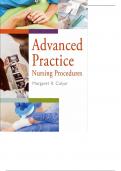 Text Book For Advanced Practice Nursing Procedures By Margaret R&period; Colyar