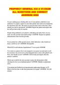 PROPHECY GENERAL ICU A V3 EXAM ALL QUESTIONS AND CORRECT ANSWERS 2025