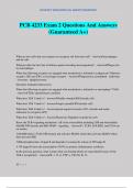 PCB 4233 Exam 2 Questions And Answers &lpar;Guaranteed A&plus;&rpar;