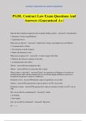PGDL Public Law Exam Questions And Answers &lpar;Guaranteed A&plus;&rpar;