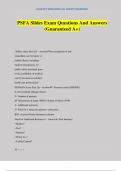 PSFA Slides Exam Questions And Answers &lpar;Guaranteed A&plus;&rpar;