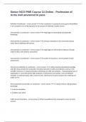 Senior NCO PME Course 14 Online - Profession of Arms well answered to pass
