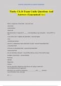 Timby Ch&period;16 Exam Guide Questions And Answers &lpar;Guaranteed A&plus;&rpar;