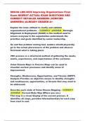 SNCOA LDR-303S Improving Organizations Final  Exam NEWEST ACTUAL EXAM QUESTIONS AND  CORRECT DETAILED ANSWERS &lpar;VERIFIED  ANSWERS&rpar; &vert;ALREADY GRADED A&plus;