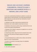 NSG122 &vert; NSG 122 EXAM 3 &vert; NURSING FUNDAMENTAL CONCEPTS EXAM 3 &vert; QUESTIONS AND ANSWERS RATED A&plus; &vert; HERZING &vert; 2025 LATEST GUIDE