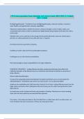 CPLS course operations Exam &vert; Questions And Answers 
