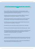 CPLS COURSE OPERATIONS EXAMS WITH VERIFIED SOLUTIONS&vert;LATEST UPDATE
