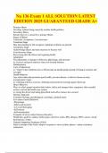 Nu 136 Exam 1 ALL SOLUTION LATEST EDITION 2025 GUARANTEED GRADE A&plus;