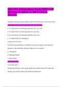 Ohio PTA Jurisprudence Exam &lpar;2025&rpar; &vert;&vert; All Questions Complete & 100&percnt; Correct Answers