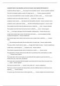 Lymphatic System- Exam Questions and Correct Answers Latest Update 2025 &lpar;Graded A&plus;&rpar;