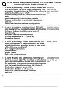 Vati RN Maternal Newborn Exam 1 Newest 2025 Actual Exam Questions with Correct Verified Answers&sol; Graded A&plus;