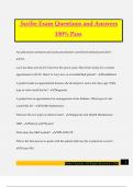 Scribe Exam Questions and Answers 100&percnt; Pass