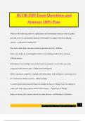 BCOR 2205 Exam Questions and Answers 100&percnt; Pass