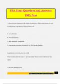 FSA Exam Questions and Answers 100&percnt; Pass