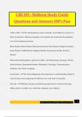 GRI 103 - Midterm Study Guide Questions and Answers 100&percnt; Pass