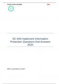 SC-400 Implement Information Protection Questions And Answers 2025