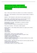 ADJUSTER PRO&comma; SECTION 2 QUESTIONS WITH &lbrack;A GRADED&rsqb; ANSWERS