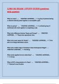 LDRS 302 EXAM 1 STUDY GUIDE questions with answers
