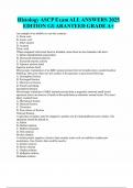 Histology ASCP Exam ALL ANSWERS 2025 EDITION GUARANTEED GRADE A&plus;